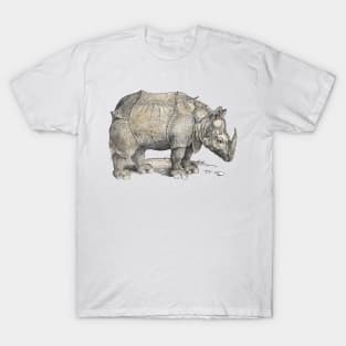 A Rhinoceros - Albrecht Durer T-Shirt